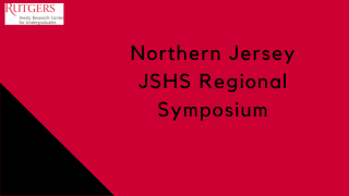 flyer for northern nj JSHS regional symposium 