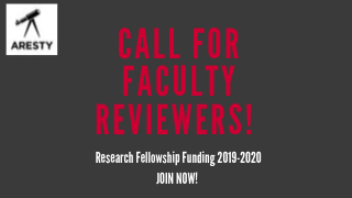 Flyer for Call for Faculty Reviewers