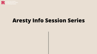 Flyer for Info Session Series 