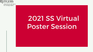 2021 Poster Session Flyer 